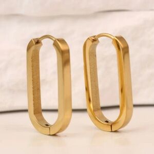 ✨Zara Nimes Gold Huggie Earrings